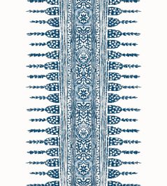 Javanese Stripe Wallpaper by Anna French Navy/White Javanese Stripe Wallpaper by Anna French Navy/White