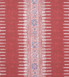 Javanese Stripe Fabric by Anna French Red Javanese Stripe Fabric by Anna French Red