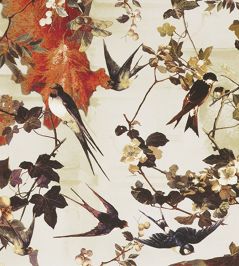 Hirondelles Wallpaper by Jean Paul Gaultier Printemps Hirondelles Wallpaper by Jean Paul Gaultier Printemps