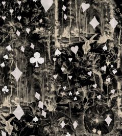Beriba Wallpaper by Jean Paul Gaultier Noir Beriba Wallpaper by Jean Paul Gaultier Noir