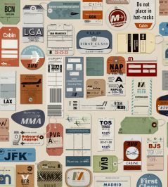 Jet Set Wallpaper by Mini Moderns Stone Jet Set Wallpaper by Mini Moderns Stone
