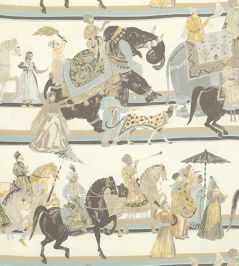 Wedding Parade Fabric by Jim Thompson No.9 Mint Wedding Parade Fabric by Jim Thompson No.9 Mint