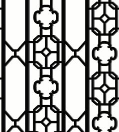 Joanna Fret Wallpaper by Scalamandre Onyx Joanna Fret Wallpaper by Scalamandre Onyx