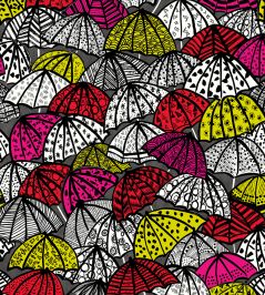 Jolly Brollies Wallpaper by Ohpopsi Cherry Jolly Brollies Wallpaper by Ohpopsi Cherry