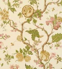 Josephine Sisal Wallpaper by Schumacher Citron Josephine Sisal Wallpaper by Schumacher Citron