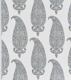 Josephine Fabric by Titley and Marr Aqua & Beige Josephine Fabric by Titley and Marr Aqua & Beige
