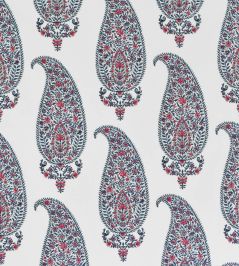 Josephine Fabric by Titley and Marr Indigo & Red Josephine Fabric by Titley and Marr Indigo & Red