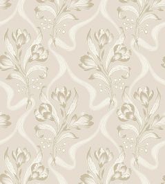 Jugendbukett Wallpaper by Borastapeter Beige Jugendbukett Wallpaper by Borastapeter Beige