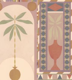 Jungle Arches Mural by Tres Tintas Pink Jungle Arches Mural by Tres Tintas Pink