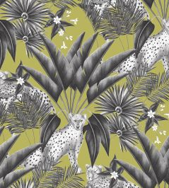 Jungle Cheetah Wallpaper by Ohpopsi Sable & Lime Jungle Cheetah Wallpaper by Ohpopsi Sable & Lime