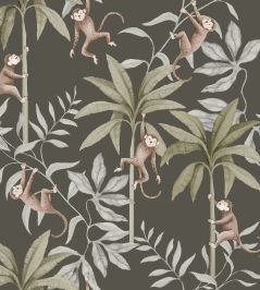Jungle Friends Wallpaper by Borastapeter Cedar Jungle Friends Wallpaper by Borastapeter Cedar