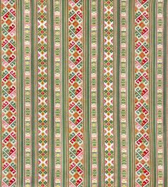 Juni Stripe Fabric by Ian Sanderson Rose Mundi Juni Stripe Fabric by Ian Sanderson Rose Mundi