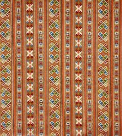 Juni Stripe Fabric by Ian Sanderson Terracotta Juni Stripe Fabric by Ian Sanderson Terracotta