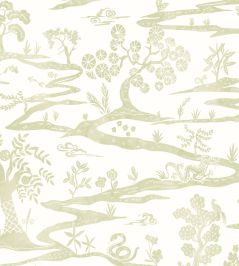 Kaiwa Wallpaper by Ohpopsi Green Tea Kaiwa Wallpaper by Ohpopsi Green Tea