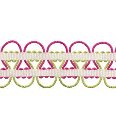 Kaleidoscope 2.55" Crete Trimming by Samuel & Sons Garland Kaleidoscope 2.55" Crete Trimming by Samuel & Sons Garland