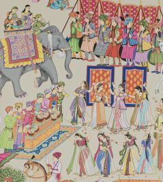 Kalinda Wallpaper by Manuel Canovas Rose Persan Kalinda Wallpaper by Manuel Canovas Rose Persan