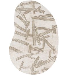 Kanji Peanut Rug by Louis De Poortere Dune Kanji Peanut Rug by Louis De Poortere Dune