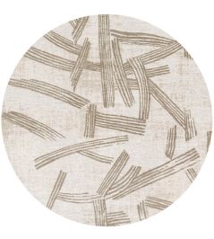 Kanji Round Rug by Louis De Poortere Dune Kanji Round Rug by Louis De Poortere Dune