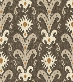 Kanthakat Fabric by Lewis & Wood Dark Ginger Kanthakat Fabric by Lewis & Wood Dark Ginger