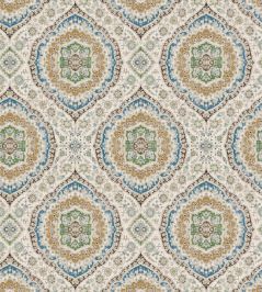 Karabali Wallpaper by Nina Campbell Blue/Green Karabali Wallpaper by Nina Campbell Blue/Green