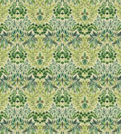 Karakusa Fabric by Designers Guild Emerald Karakusa Fabric by Designers Guild Emerald