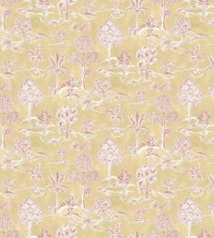 Karuna Fabric by Osborne & Little Gold Terracotta Karuna Fabric by Osborne & Little Gold Terracotta
