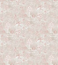 Karuna Fabric by Osborne & Little Taupe/Terracotta Karuna Fabric by Osborne & Little Taupe/Terracotta