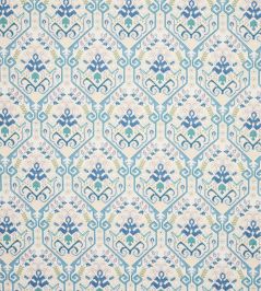 Kashmar Fabric by Jane Churchill Blue Kashmar Fabric by Jane Churchill Blue