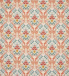 Kashmar Fabric by Jane Churchill Red Kashmar Fabric by Jane Churchill Red