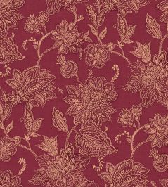 Kashmir Wallpaper by Coordonne Vermillion Kashmir Wallpaper by Coordonne Vermillion