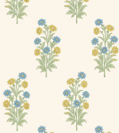 Kashmir Flower Wallpaper by DADO French Blue Kashmir Flower Wallpaper by DADO French Blue