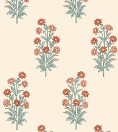 Kashmir Flower Wallpaper by DADO Red Kashmir Flower Wallpaper by DADO Red