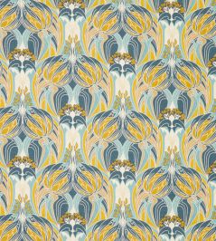 Katherine Nouveau in Emberton Linen Fabric by Liberty Lichen Katherine Nouveau in Emberton Linen Fabric by Liberty Lichen
