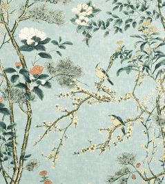 Katsura Fabric by Thibaut Mist Katsura Fabric by Thibaut Mist