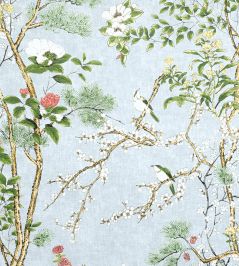 Katsura Fabric by Thibaut Spa Blue Katsura Fabric by Thibaut Spa Blue
