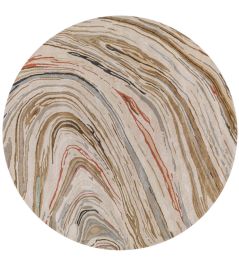 Kavita Round Rug by Surya Dark Brown-2310 Kavita Round Rug by Surya Dark Brown-2310