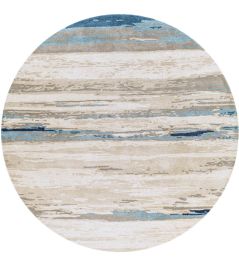 Kavita Round Rug by Surya Light Gray-2306 Kavita Round Rug by Surya Light Gray-2306