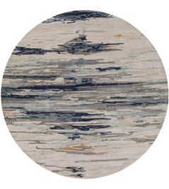 Kavita Round Rug by Surya Medium Gray-2302 Kavita Round Rug by Surya Medium Gray-2302