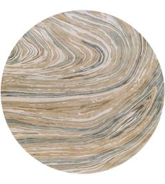 Kavita Round Rug by Surya Tan-2309 Kavita Round Rug by Surya Tan-2309