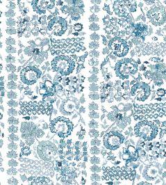 Kazbek Wallpaper by DADO 01 Blue and White Kazbek Wallpaper by DADO 01 Blue and White