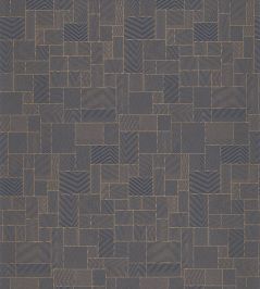 Kensai Wallpaper by Casadeco Bleu Encre Kensai Wallpaper by Casadeco Bleu Encre