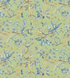 Kentwell Fabric by GP & J Baker Emerald/Blue Kentwell Fabric by GP & J Baker Emerald/Blue