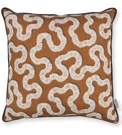 Kezia Cushion 50 x 50cm by Romo Copper Kezia Cushion 50 x 50cm by Romo Copper