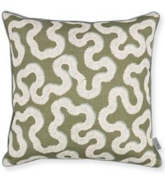 Kezia Cushion 50 x 50cm by Romo Matcha Kezia Cushion 50 x 50cm by Romo Matcha