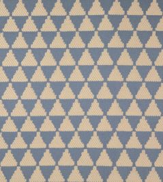Khaima Fabric by Lelievre Gris Bleu Khaima Fabric by Lelievre Gris Bleu