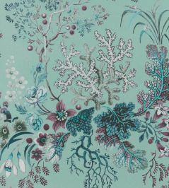 Kilburn's Coral Wallpaper by 1838 Wallcoverings Mist Kilburn's Coral Wallpaper by 1838 Wallcoverings Mist