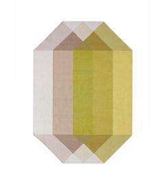 Diamond Rug by GAN Pink-Yellow Diamond Rug by GAN Pink-Yellow