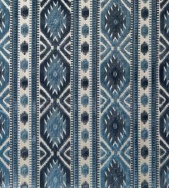 Kilim Fabric by Marvic Indigo Kilim Fabric by Marvic Indigo