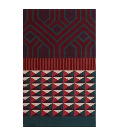 Ndebele Rug by GAN Red Ndebele Rug by GAN Red