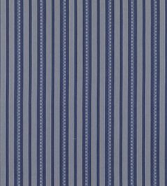 Kilim Stripe Fabric by GP & J Baker Blue Kilim Stripe Fabric by GP & J Baker Blue